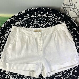 Michael Kors linen shorts.